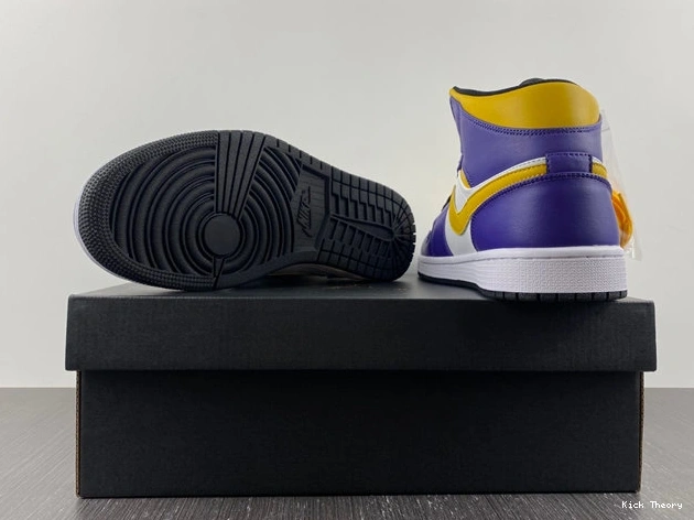 Kick Theory Functional DQ8426- Jordan 1 Lakers 3696 Mid 1013